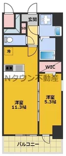 エスポワール黄金【2階】の間取り