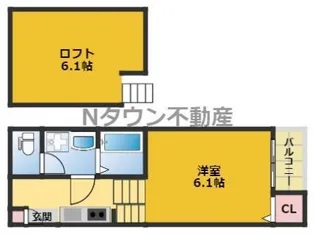 クレール名駅【2階】の間取り