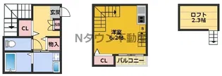フォレストヒルズ【1階】の間取り