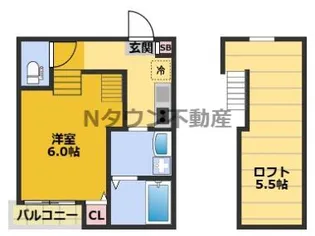 stage N 今池【2階】の間取り