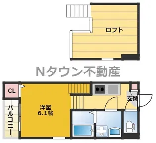 Y’z栄生【1階】の間取り