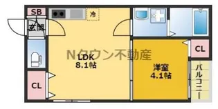 CREST【3階】の間取り