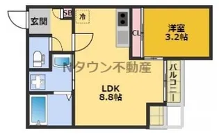 Grandtic Castle【2階】の間取り