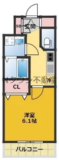 エステムコート名古屋黒川シャルマン【10階】の間取り