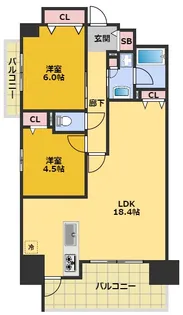 プレサンスロジェ上前津駅前【0901号室】の間取り