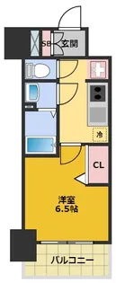 ディアレイシャス名古屋太閤通【13階】の間取り