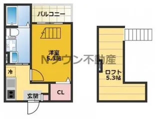 フォルゴーレⅡ(フォルゴーレツー)【2階】の間取り