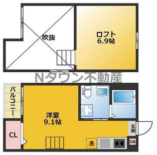 LUCE【2階】の間取り