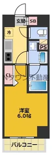 ディアレイシャス東別院【9階】の間取り