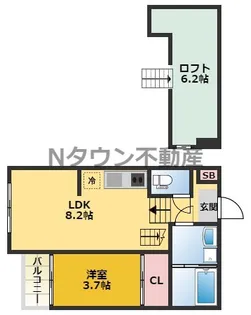Orque(オルク)【201号室】の間取り