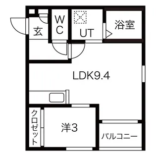 REGALEST黒川【3階】の間取り
