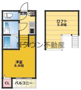 stage 黒門町【1階】の間取り