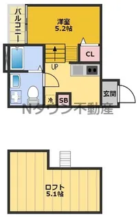 felice新栄【2階】の間取り