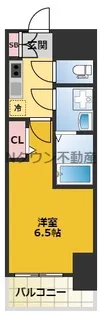 S-RESIDENCE今池駅前【6階】の間取り