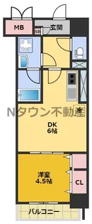 グランメゾン黒川【1階】の間取り