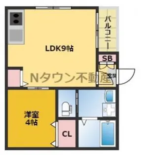 コンフォート【1階】の間取り
