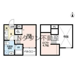 Casea【1階】の間取り