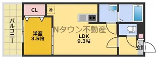 KBY Futase(ケービーワイフタセ)【1階】の間取り