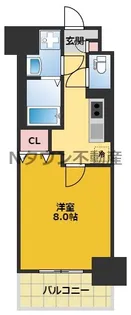 メイプル岩塚本通【4階】の間取り