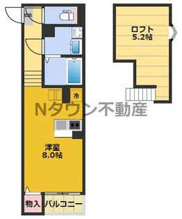 K’s Garden 栄生【1階】の間取り