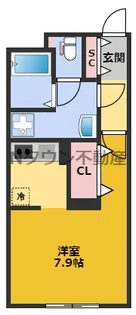 クレストタップ名古屋ウエスト【3階】の間取り