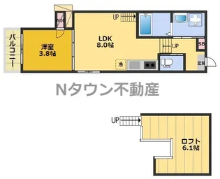 トレノハウス【2階】の間取り