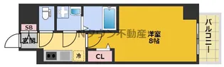 エスリード栄 THE PARK【1103号室】の間取り