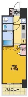 プレサンス東別院駅前【12階】の間取り