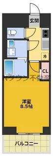 プレサンスジェネ丸の内【5階】の間取り