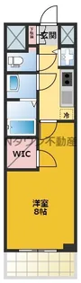 プレサンスジェネ丸の内【7階】の間取り