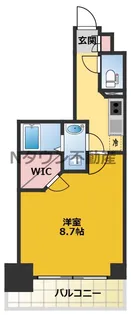 1Kの間取り画像