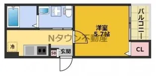 コンフォルテ藤江【1階】の間取り