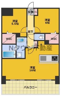 リアレクト白壁【2階】の間取り