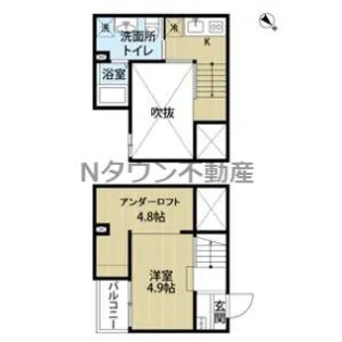 サンエイブリッジⅡ【105号室】の間取り