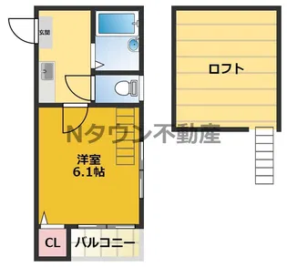 ミューザ松原町【2階】の間取り