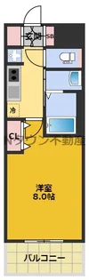 エステムコート名古屋グランツ【3階】の間取り