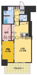 ルフレイユ 泉 久屋大通公園【3階】の間取り