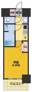 ディアレイシャス名古屋太閤通Ⅱ【3階】の間取り