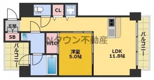 IZ-Residence【10階】の間取り