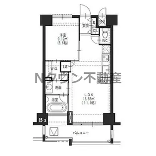 IZ-Residence【4階】の間取り