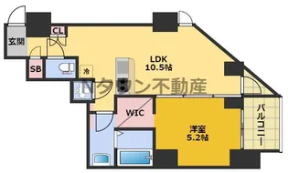 SK BUILDING-501【7階】の間取り