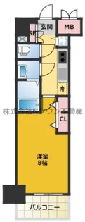 プレサンスジェネ葵【4階】の間取り