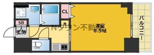 S-RESIDENCE平安通【3階】の間取り
