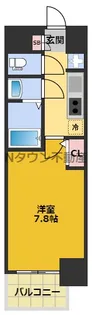 S-RESIDENCE志賀本通【4階】の間取り