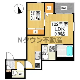REGALEST上飯田西【1階】の間取り