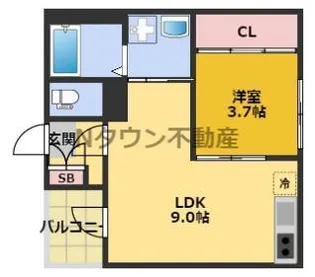グランディエール【3階】の間取り
