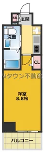 エステムプラザ名古屋・栄プレミアム【7階】の間取り