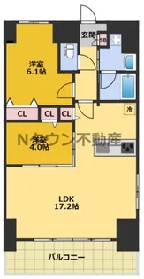 ウィステリアフロリバンダ【12階】の間取り