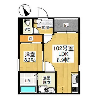 REGALEST上飯田【1階】の間取り