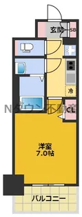 メイクスWアート丸の内【11階】の間取り